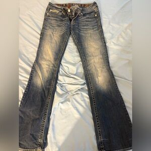 Rock Revival Medium Blue Straight Leg Jeans